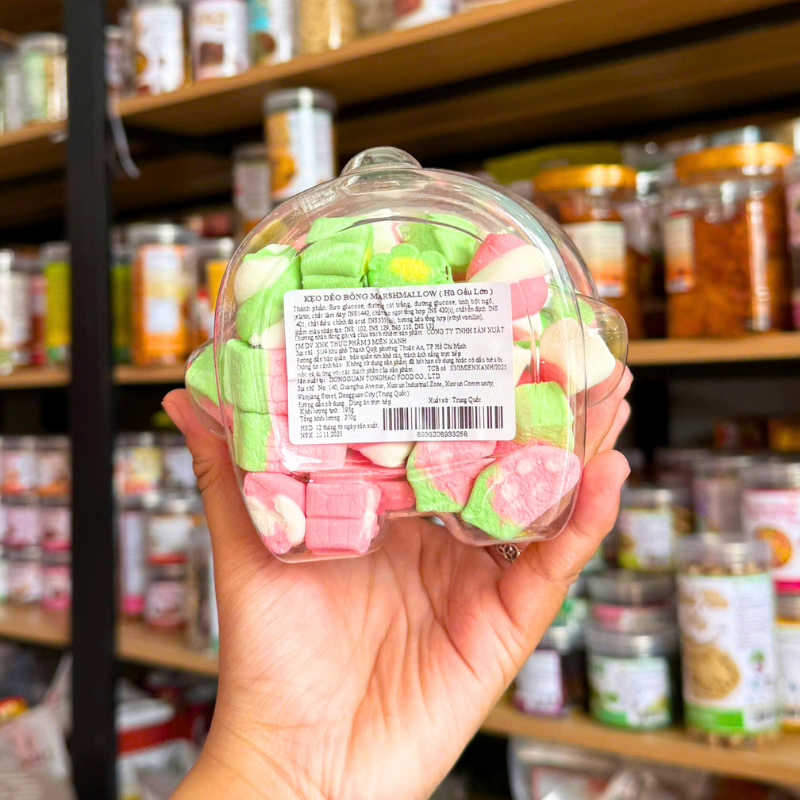 Nguồn sỉ kẹo Dẻo Bông Marshmallow 270g - Hộp Gấu Lớn Nguồn sỉ kẹo Dẻo Bông Marshmallow 270g - Hộp Gấu Lớn