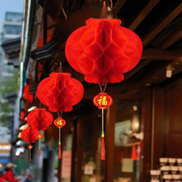 Combo 50c (5 Bịt) - mỗi bịt 10 LỒNG ĐÈN GIẤY ( F35 / 30CM ) - COMBO100C10BT