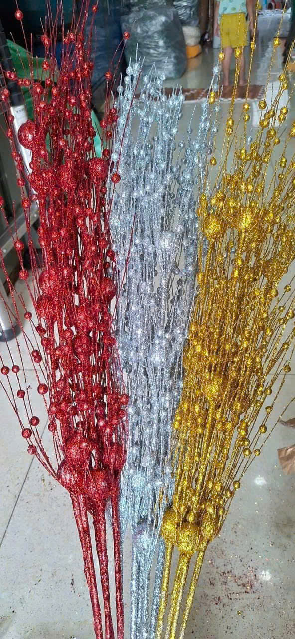 Combo 5 CÀNH CHÂU XOÈ KIM TUYẾN( 5 CÀNH) Combo 5 CÀNH CHÂU XOÈ KIM TUYẾN( 5 CÀNH)