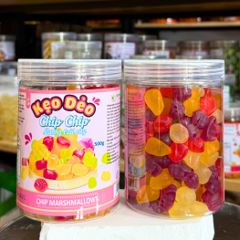 Kẹo Dẻo Chip Chip Hương Trái Cây 500g - Hộp Pet - KDCCHTCHP500G