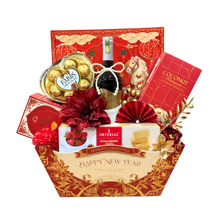 Giỏ Quà Tết Có 4 Màu Đủ Vị - Quà Tặng Tết Sang Trọng - Quà Trang Trí Tết Giỏ Quà Tết Có 4 Màu Đủ Vị - Quà Tặng Tết Sang Trọng - Quà Trang Trí Tết