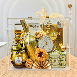 Hộp Quà Tết Chữ Nhật Trong Suốt - Quà Tặng Tết Sang Trọng - Quà Trang Trí Tết - QTTT13