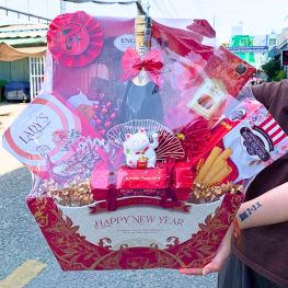 Hộp Quà Tết Đẹp – Quà Trang Trí Tết – Set Quà Cao Cấp Chưng Phòng Khách - QTTT33