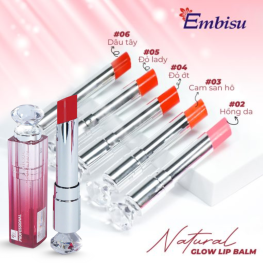 Son Dưỡng Ẩm Môi Hàn Quốc Embisu Natural Glow Lip Balm - SONEMBISU01