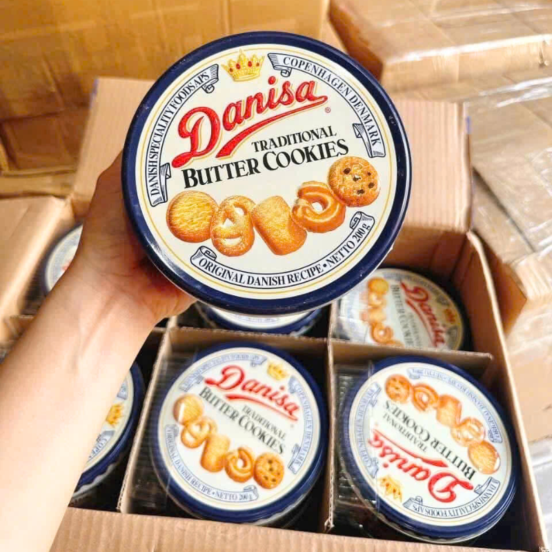 Bánh Danisa 200g - Bánh Quy Bơ Danisa - Hộp Quà Tết Bánh Danisa 200g - Bánh Quy Bơ Danisa - Hộp Quà Tết