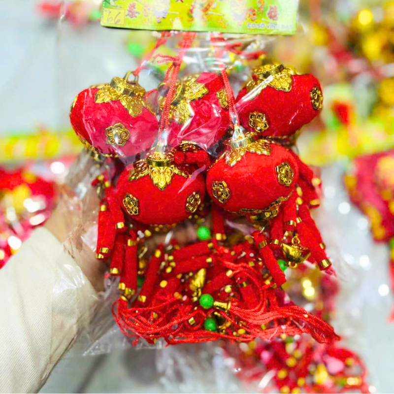 Giá sỉ set 5 Cầu Pháo - Liễn Treo Cây Trang Trí Tết Giá sỉ set 5 Cầu Pháo - Liễn Treo Cây Trang Trí Tết