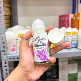 Lăn Khử Mùi Enchanteur Sensation 72h 50ml - Lăn Nách Dưỡng Sáng Da Màu Tím - 8935212804981