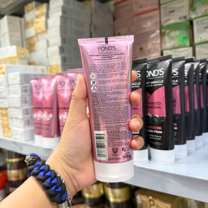 27760_16_20251224170527.png Sữa Rửa Mặt Pond's Skin Institute Niasorcinol Màu Hồng 100g - 8934868176503