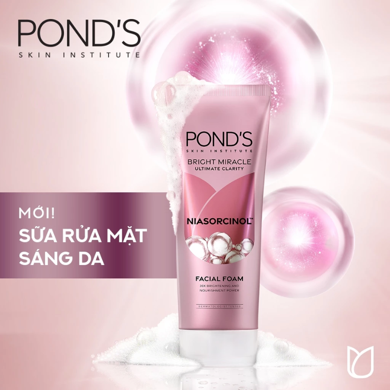 27760_18_20251224170528.png Sữa Rửa Mặt Pond's Skin Institute Niasorcinol Màu Hồng 100g - 8934868176503
