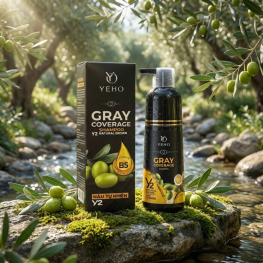 Dầu Gội Phủ Bạc Yeho Y2 425g - Dầu Gội Nhuộm Phủ Bạc Màu Nâu - 8936208981334