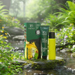 Kem Nhuộm Phủ Bạc Yeho C1 Màu Đen Tự Nhiên - Kem Nhuộm Yeho - 8936208981259