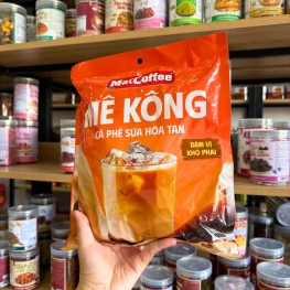Cà Phê Mê Kông - Cà Phê Sữa Hòa Tan Đậm Vị Maccoffee 20 Gói - 8936024241445