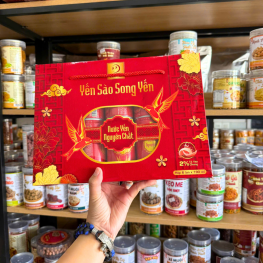 Nước Yến Nguyên Chất Song Yến 2% Tổ Yến Chưng Hộp 6 Lon x 190ml - 8936077182320SY