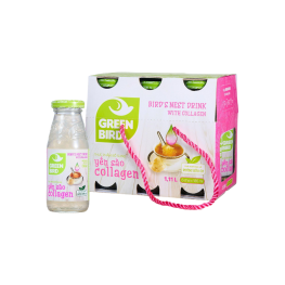 Yến Sào Collagen Green Bird Lốc 6 Chai 185ml - 8936071091802