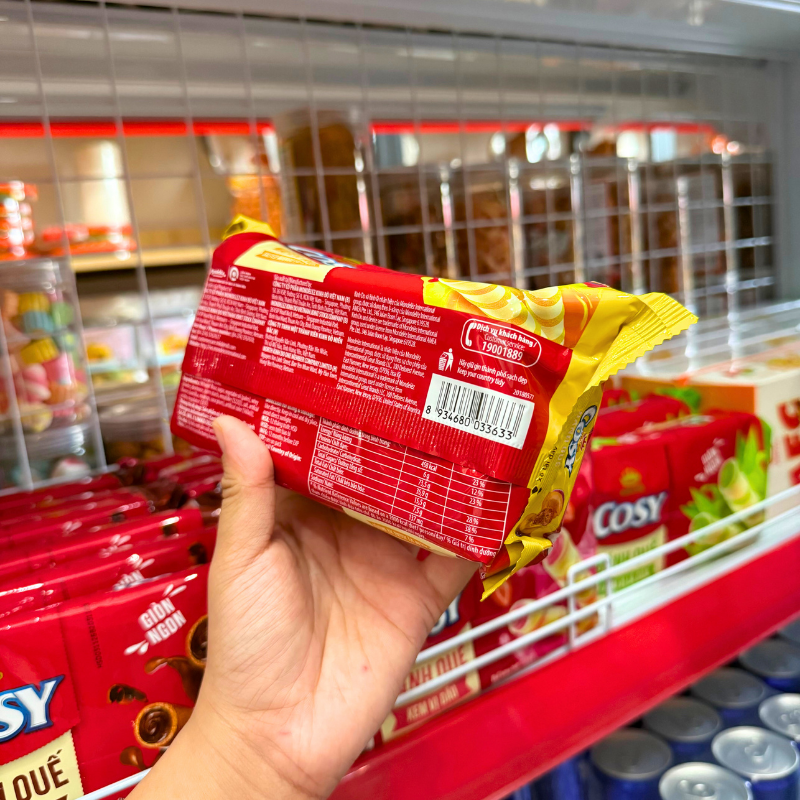 Giá sỉ bánh Quế Cosy (Vị Kem Lá Dứa, Vị Socola, Vị Dâu, Xoài Xí Muội) - Bánh Kinh Đô Cosy 117.6g/Túi Giá sỉ bánh Quế Cosy (Vị Kem Lá Dứa, Vị Socola, Vị Dâu, Xoài Xí Muội) - Bánh Kinh Đô Cosy 117.6g/Túi