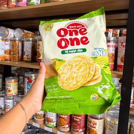 Bánh Gạo ONE ONE Gói Xanh Lá Vị Ngọt Dịu 150gr - 8936096670013