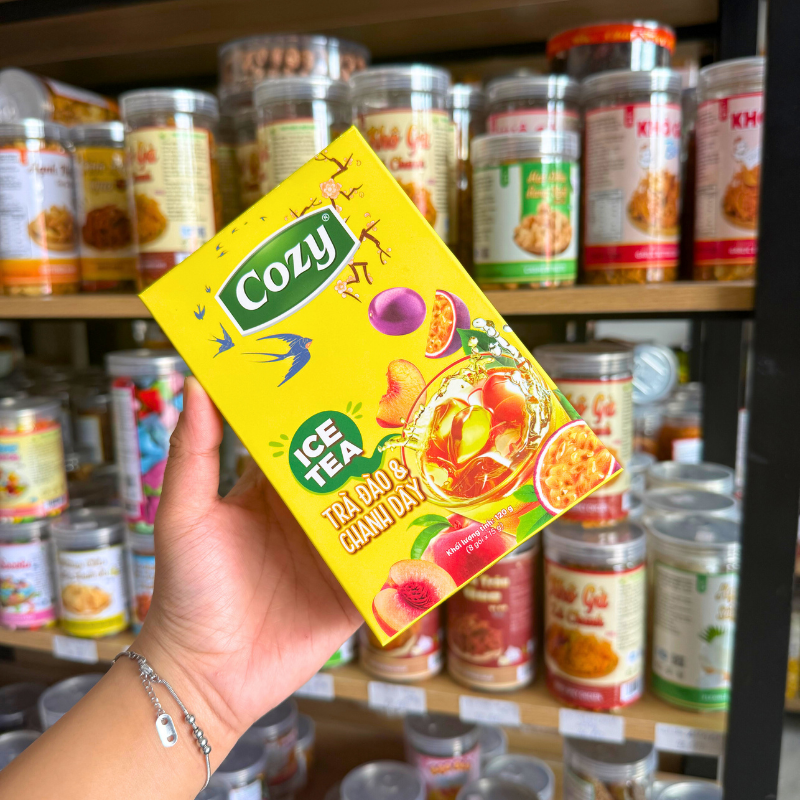 Trà Đào & Chanh Dây COZY 120g (8 gói x 15g) Trà Đào & Chanh Dây COZY 120g (8 gói x 15g)