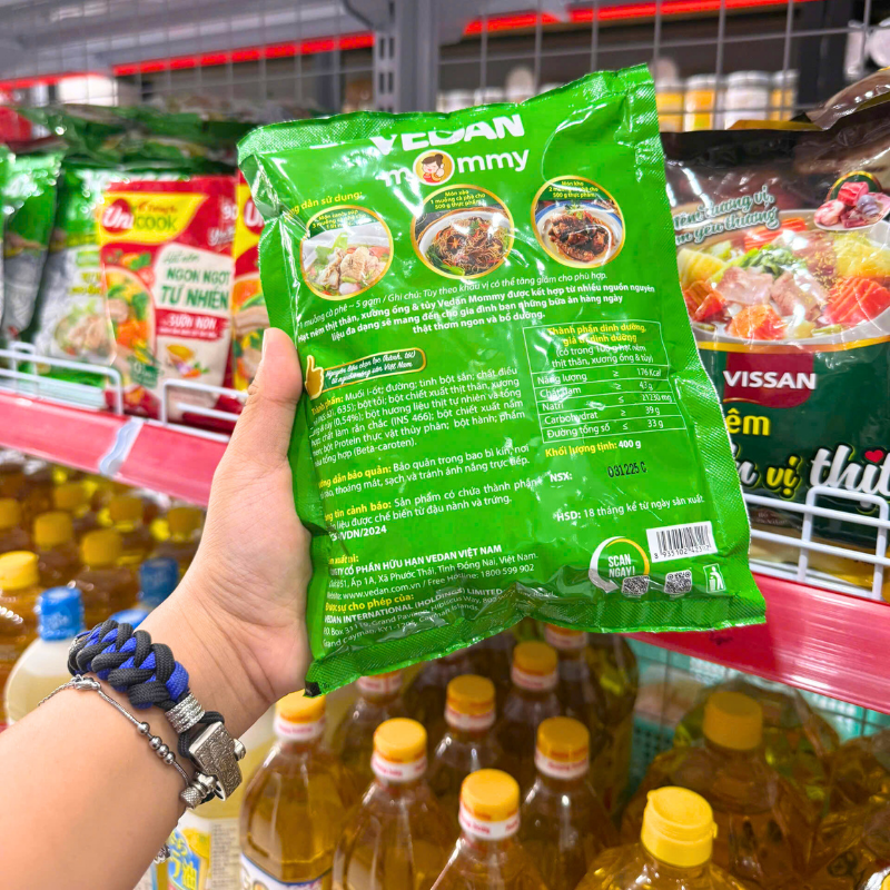 Hạt Nêm VEDAN Mommy Thịt Thăn Xương Ống Và Tuỷ 400g Hạt Nêm VEDAN Mommy Thịt Thăn Xương Ống Và Tuỷ 400g