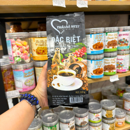 Cà Phê Chồn Buôn Ma Thuột Loại Đặc Biệt - Cà Phê Chồn Thái Hà Nest Màu Đen 500g - 8938564527089