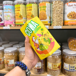 Kẹo Có Nhân Hương Chanh Gừng GOLIA Hộp Giấy Lục Giác 105,6g - 8935001719748