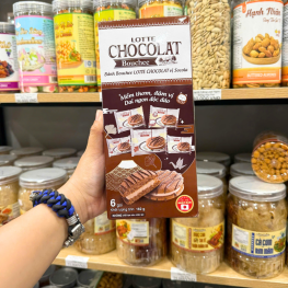 Bánh Bông Lan Phủ Kem LOTTE CHOCOLAT162gr - 8935341300224