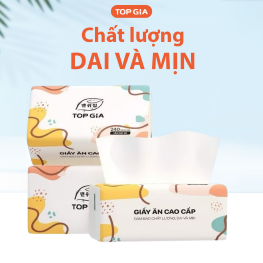 Combo 3 Gói Giấy Ăn Đa Sắc Top Gia - GIAYTOPGIADASAC