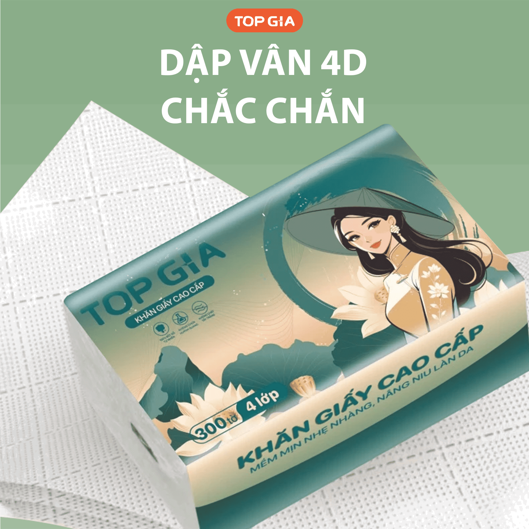 Nguồn sỉ combo 3 Gói Giấy Ăn Top Gia Sắc Việt Nguồn sỉ combo 3 Gói Giấy Ăn Top Gia Sắc Việt