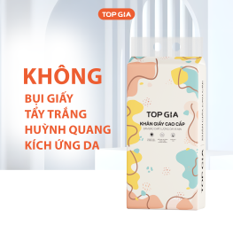 1 Bịch Giấy Vệ Sinh Rút Đáy Topgia Đa Sắc - GIAYTOPGIADASAC01