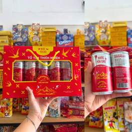 Nước Yến Sào Thái Huy Bảo - Tổ Yến Thiên Nhiên Kingnests 180ml x 5 Lon - 8938528436204