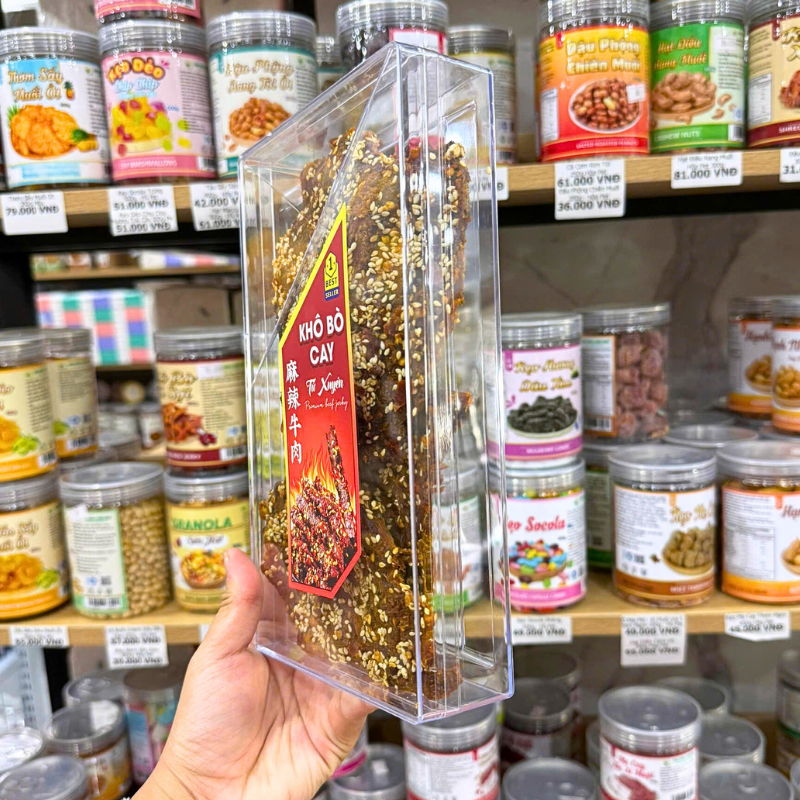 Khô Bò Cay TỨ XUYÊN PREMIUM BEEF GERKY 500g Khô Bò Cay TỨ XUYÊN PREMIUM BEEF GERKY 500g