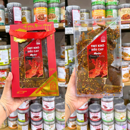 [DATE 24/7/2026] Khô Bò Siêu Cay MALAI PREMIUM BEEF GERKY 500g - KBSCMPBG500G