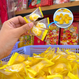 Kẹo Xoài Vàng Dẻo Thơm Ngon Hàng Xá 500g - KHXXVD500G
