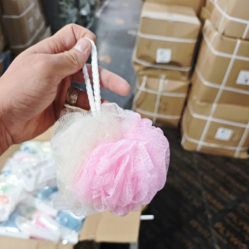 Bông Tắm Tròn 2 Màu Trắng Hồng - 1 Cái ( HÀNG THƯỜNG CÓ TÚI) Bông Tắm Tròn 2 Màu Trắng Hồng - 1 Cái ( HÀNG THƯỜNG CÓ TÚI)