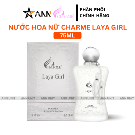 Nước Hoa Nữ Charme Laya Girl 75ml - Hương Thơm Nữ Tính Sang Trọng - 8936194697752