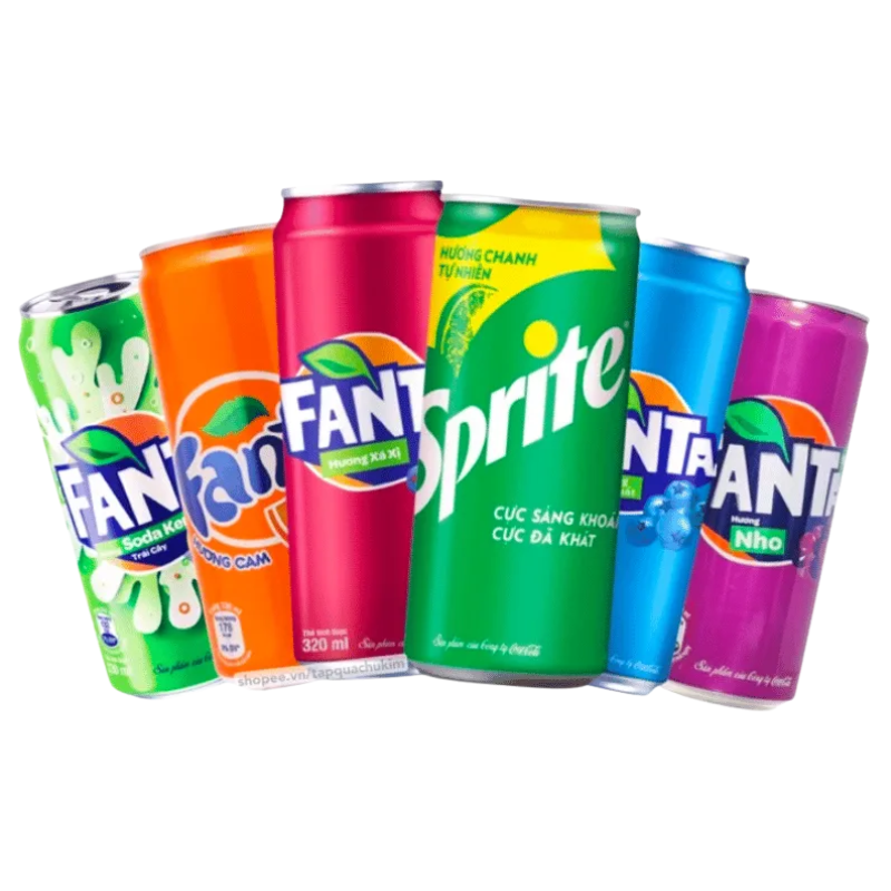 Nước Ngọt Thái Lan Fanta Mix Đủ Vị Dạng Khay 24 Lon (330ml/Lon) Nước Ngọt Thái Lan Fanta Mix Đủ Vị Dạng Khay 24 Lon (330ml/Lon)