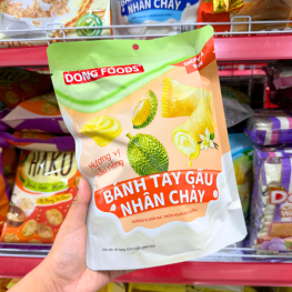 Bánh Tay Gấu Nhân Chảy Dong Foods Vị Sầu Riêng 120g - 8938552473251