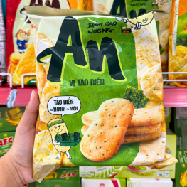 Bánh Gạo Nướng AN Vị Tảo Biển Orion 111,3g - 8936036026191