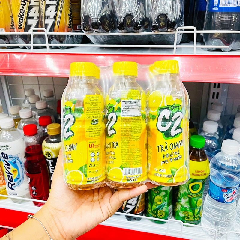Trà Xanh C2 Hương Chanh Thùng 24 Chai Nhỏ (225ml/Chai) Trà Xanh C2 Hương Chanh Thùng 24 Chai Nhỏ (225ml/Chai)
