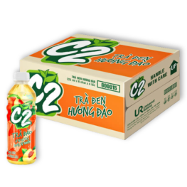 Trà Xanh C2 Hương Đào Thùng 24 Chai Nhỏ (225ml/Chai) - 8934564600937THUNG