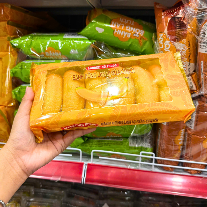 1 Thùng Bánh Bông Lan Laobeijing Foods Vị Sữa Chuối Khay (183g x 24 Khay) 1 Thùng Bánh Bông Lan Laobeijing Foods Vị Sữa Chuối Khay (183g x 24 Khay)
