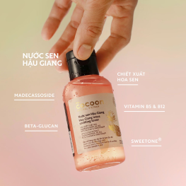 Nước Sen Hậu Giang Cocoon 50ml Thuần Chay (Chai Mini) - 8936217700889MINI