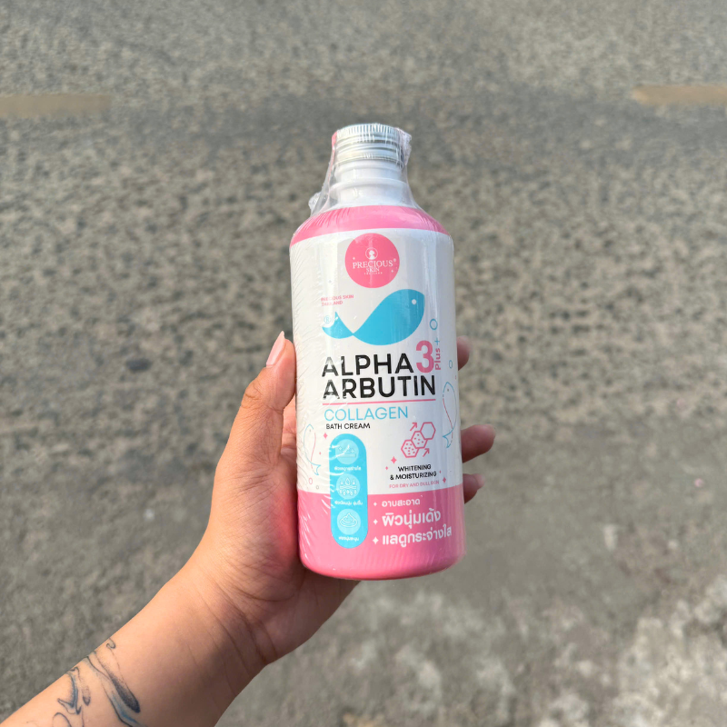 Sữa Tắm Trắng Da Alpha Arbutin 3Plus+ Precious Skin Collagen Bath Cream 350ml - Phiên Bản Mới Sữa Tắm Trắng Da Alpha Arbutin 3Plus+ Precious Skin Collagen Bath Cream 350ml - Phiên Bản Mới