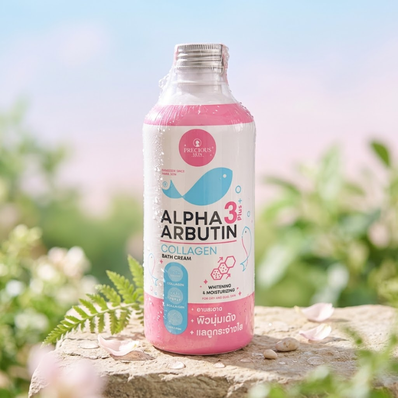 29002_featured_11_20260401164022.png Sữa Tắm Trắng Da Alpha Arbutin 3Plus+ Precious Skin Collagen Bath Cream 350ml - Phiên Bản Mới - 8859690402159