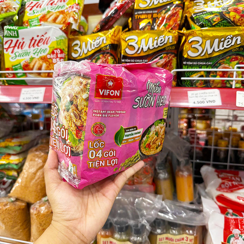 Miến Sườn Heo VIFON Dạng Lốc 232g - Lốc 4 Gói Miến Sườn Heo VIFON Dạng Lốc 232g - Lốc 4 Gói