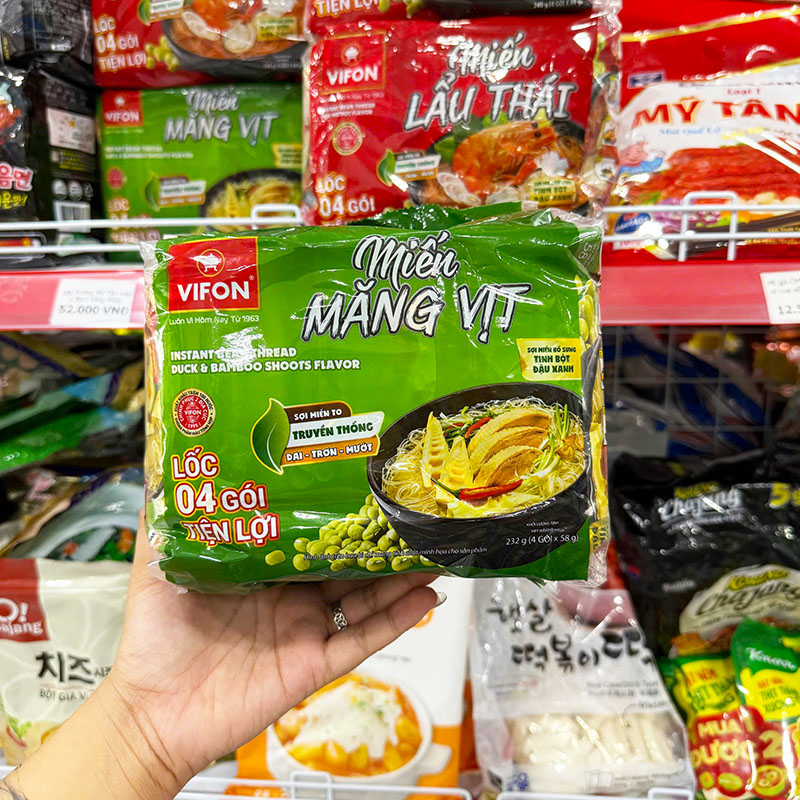 Miến Măng Vịt VIFON Dạng Lốc 232g - Lốc 4 Gói Miến Măng Vịt VIFON Dạng Lốc 232g - Lốc 4 Gói