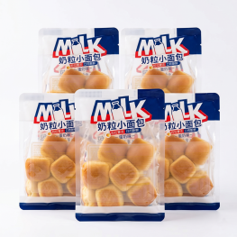 5 Bịch Bánh Mì Viên NORBETA Vị Trứng Sữa - BMVNVTS5BICH