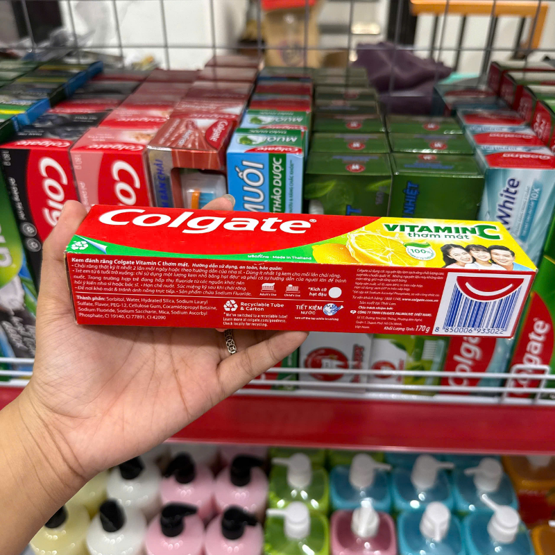 Giá sỉ kem Đánh Răng COLGATE Vitamin C Thơm Mát 170g Giá sỉ kem Đánh Răng COLGATE Vitamin C Thơm Mát 170g