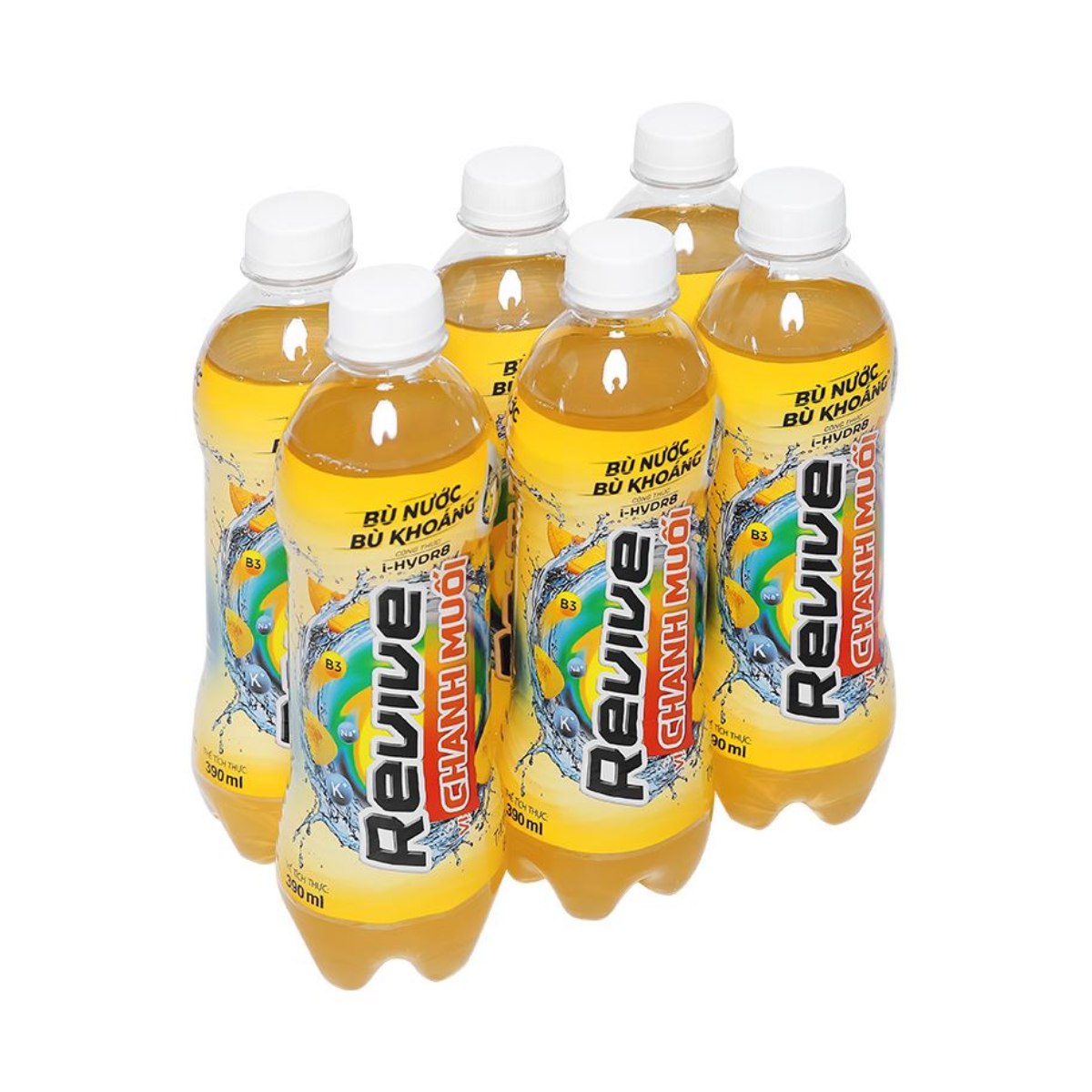 1 Lốc 6 Chai Nước Uống Điện Giải Revive Chanh Muối Chai 390ml 1 Lốc 6 Chai Nước Uống Điện Giải Revive Chanh Muối Chai 390ml