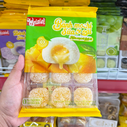 Bánh Mochi Phủ Dừa Weisiel Vị Sữa Xoài 180g - 6971153696003