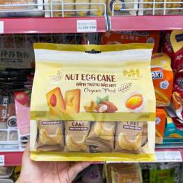 Bánh Trứng Rắc Hạt Dinh Dưỡng Organic Food MH - Túi 20 Cái - 8938565453066